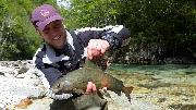 Hugo and Co. and  Grayling, April 2017, Slovenia fly fishing
